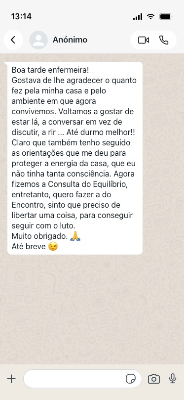 Testemunho anónimo 3 de 21, partilhado por mensagem